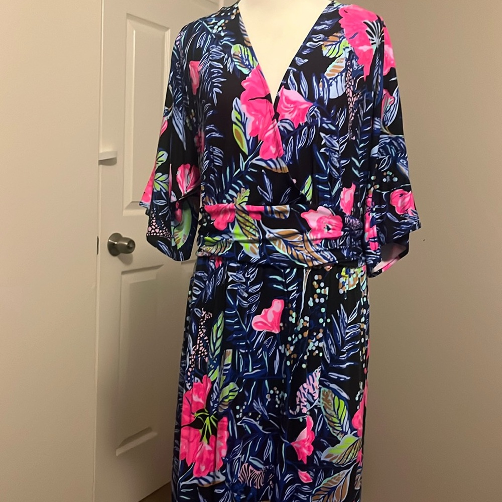 NWT parigi midi dress XL Lilly Pulitzer